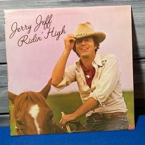 🎶 JERRY JEFF WALKER “RIDIN’ HIGH” 12” VINYL RECORD 🎶